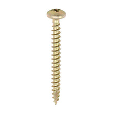 Load image into Gallery viewer, TIMCO Classic Multi-Purpose Pan Head Gold Woodscrews - 4.0 x 25 Box OF 200 - 40025CLAP