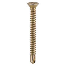 Load image into Gallery viewer, TIMCO Window Fabrication Screws Countersunk with Ribs PH Self-Tapping Self-Drilling Point Yellow - 3.9 x 16 Box OF 1000 - 121Y