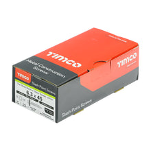 Load image into Gallery viewer, TIMCO Slash Point Sheet Metal to Timber Screws Exterior Silver with EPDM Washer - 6.3 x 45 Box OF 100 - DS45W19B
