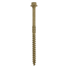 Load image into Gallery viewer, TIMCO Timber Screws Hex Flange Head Exterior Green - 6.7 x 60 Box OF 50 - 60IN