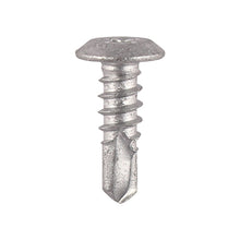 Load image into Gallery viewer, TIMCO Self-Drilling Metal Framing Low Profile Pan Head Exterior Silver Screws - 4.8 x 16 Box OF 500 - LPP16
