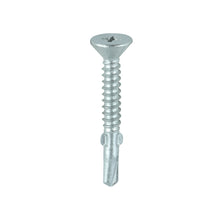 Load image into Gallery viewer, TIMCO Self-Drilling Wing-Tip Steel to Timber Light Section Exterior Silver Screws - 5.5 x 100 Box OF 100 - LW100S
