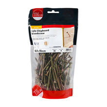 Load image into Gallery viewer, TIMCO Solo Countersunk Gold Woodscrews - 6.0 x 80 TIMbag OF 90 - 60080CHYB