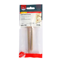 Load image into Gallery viewer, TIMCO Solo Advanced Hex Head Gold Coach Woodscrews - 10.0 x 100 Box OF 50 - 10100SCSY