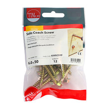 Load image into Gallery viewer, TIMCO Solo Advanced Hex Head Gold Coach Woodscrews - 10.0 x 100 Box OF 50 - 10100SCSY