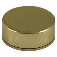 Load image into Gallery viewer, TIMCO Threaded Screw Caps Solid Brass Satin Brass - 12mm TIMpac OF 4 - TSC12SBP