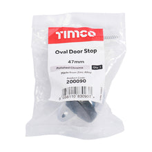 Load image into Gallery viewer, TIMCO Oval Door Stop Polished Chrome - 47mm | Pack of 1