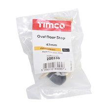 Load image into Gallery viewer, TIMCO Oval Door Stop Polished Brass - 47mm | Pack of 1