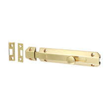 Load image into Gallery viewer, TIMCO Architectural Flat Section Bolt Polished Brass - 150 x 35mm | Pack of 1