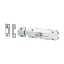 Load image into Gallery viewer, TIMCO Architectural Flat Section Bolt Satin Chrome - 100 x 35mm | Pack of 1