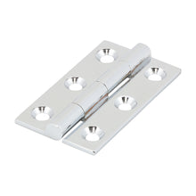 Load image into Gallery viewer, TIMCO Solid Drawn Brass Hinges Polished Chrome - 50 x 28 | Pack of 2