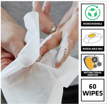 Load image into Gallery viewer, Sika - Biodegradable - Wonder Wipes - Multi-Use Cleaning Wipes - 60 Pack