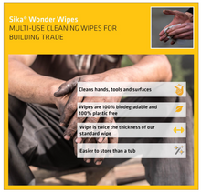 Load image into Gallery viewer, Sika - Biodegradable - Wonder Wipes - Multi-Use Cleaning Wipes - 60 Pack