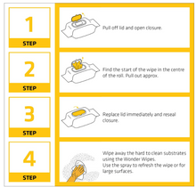 Load image into Gallery viewer, Sika - Biodegradable - Wonder Wipes - Multi-Use Cleaning Wipes - 60 Pack