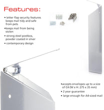 Load image into Gallery viewer, Burg-Wächter Post Catcher | Silver | 345mm x 352mm x 120mm