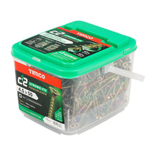 Load image into Gallery viewer, TIMCO C2 Strong-Fix Multi-Purpose Premium Countersunk Gold Woodscrews - 4.5 x 50 Tub OF 700 - 45050C2TUB