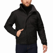 Load image into Gallery viewer, Regatta Professional Mens Dover Fleece Lined Bomber Jacket | Black