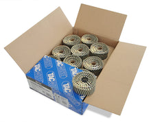 Load image into Gallery viewer, Tacwise 0997 Type 2.1 x 45 mm Bright Flat Top Coil Nails 16° Wire Collated 14400