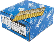 Load image into Gallery viewer, Tacwise 1123 3.1/90mm Framing Nails D Head Ring Shank 34° Paper Collated 2,200