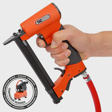 Load image into Gallery viewer, Tacwise 1190 A7116V Upholstery Air Stapler Bundle with 120,000 x 10mm Staples, Uses Type 71 / 4 - 16 mm Staples, Orange / Black