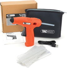 Load image into Gallery viewer, Tacwise 1559 H4-7 Cordless Hot Melt Glue Gun - with USB charging cable,neoprene storage bag & glue (30pcs)