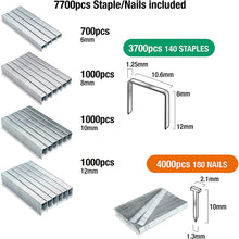 Load image into Gallery viewer, Tacwise 53 Staple & 180 Nail Selection Pack, 1627, 53 Series Staples/180 Series Nails, pack of 7,700