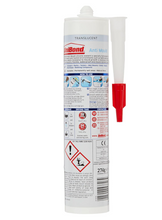 Load image into Gallery viewer, Unibond Anti-Mould Kitchen&amp; Bathroom Sealant Cartridge Translucent Clear, 274 g
