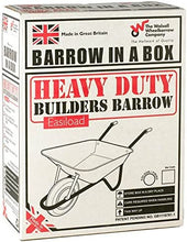 Load image into Gallery viewer, Walsall Wheelbarrows 85 Ltr Galvanized Wheelbarrow in a Box - Pneumatic Wheel