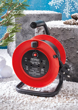 Load image into Gallery viewer, Faithfull Open Drum Cable Reel 240V 13A 2-Socket 20m