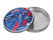 Load image into Gallery viewer, Faithfull Multi-Purpose Cutting Discs in Tin 115 x 1.0 x 22.23mm
