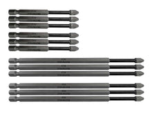 Load image into Gallery viewer, Faithfull Long Impact Bit Set, 12 Piece
