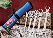 Load image into Gallery viewer, Faithfull Ratchet Combination Spanner Set in Tool Roll, 6 Piece