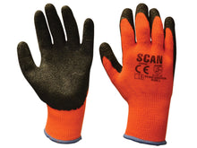 Load image into Gallery viewer, Scan Orange/Black Knitshell Thermal Gloves (3 Pairs)