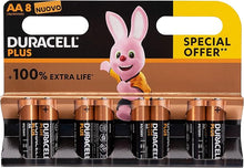Load image into Gallery viewer, Duracell AA Battery Pack (8 Pack)