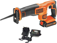 Load image into Gallery viewer, Black & Decker 18V Reciprocating Saw with 1 x 1.5Ah Li-Ion Battery
