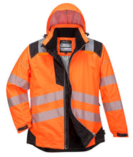Load image into Gallery viewer, Portwest T400 PW3 Hi Vis Winter Jacket Waterproof Reflective Safety Work Coat