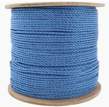 Load image into Gallery viewer, Yuzet Blue Polypropylene Rope 6m x 500mm Drum Cable pulling draw cord strapping
