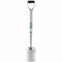 Load image into Gallery viewer, DRAPER 83758 - Stainless Steel Soft Grip Border Spade - weedfabricdirect
