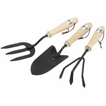 Load image into Gallery viewer, DRAPER 83993 - Carbon Steel Hand Fork, Cultivator and Trowel with Hardwood Handles - weedfabricdirect
