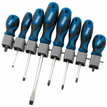 Load image into Gallery viewer, DRAPER 48933 - Soft Grip Screwdriver Set (8 Piece)
