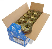 Load image into Gallery viewer, Tacwise 1074 Type 2.5 x 64 mm Bright Flat Top Coil Nails 16d Wire Collated 9000
