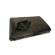 Load image into Gallery viewer, 1m x 50m Yuzet Heavy Duty Weed Control Fabric Ground Cover with Free Pegs