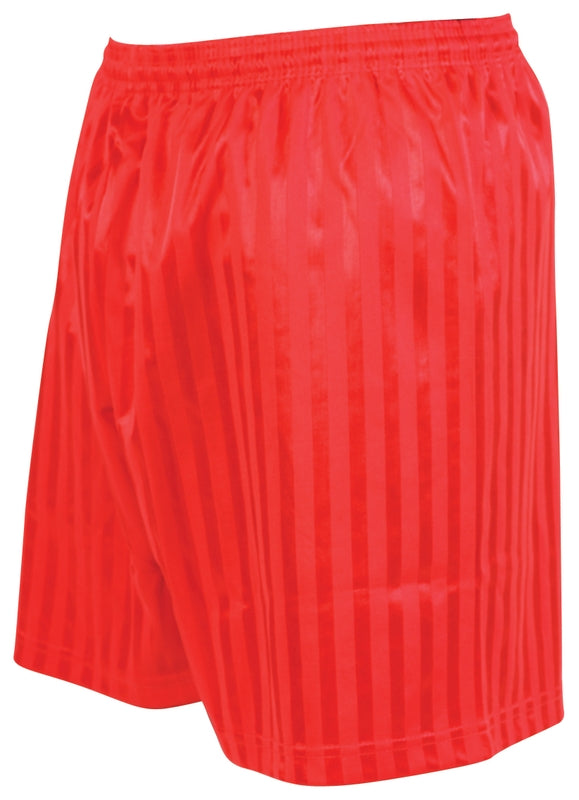 Precision Striped Continental Football Shorts Junior Red XS Junior 18-20