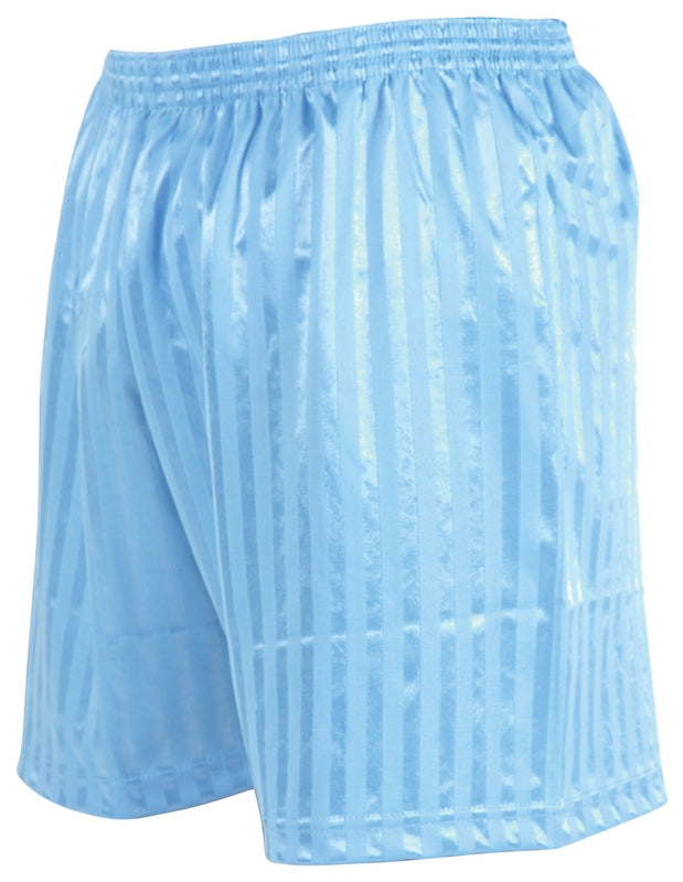 Precision Striped Continental Football Shorts Adult Sky XL 42-44