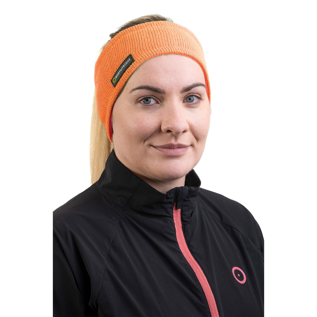 Bodylite Reflective Headband - OSFA - Neon Orange