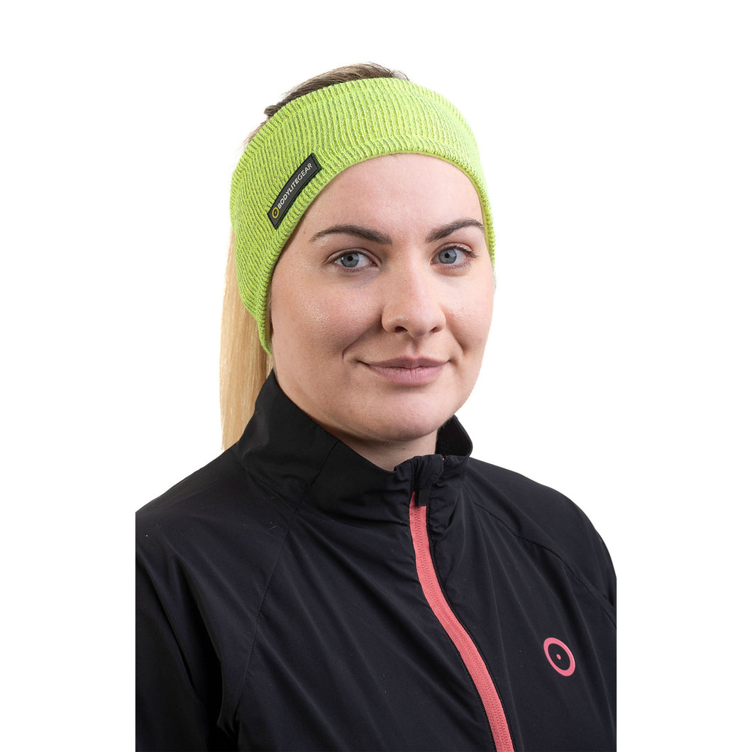 Bodylite Reflective Headband - OSFA - Neon Yellow