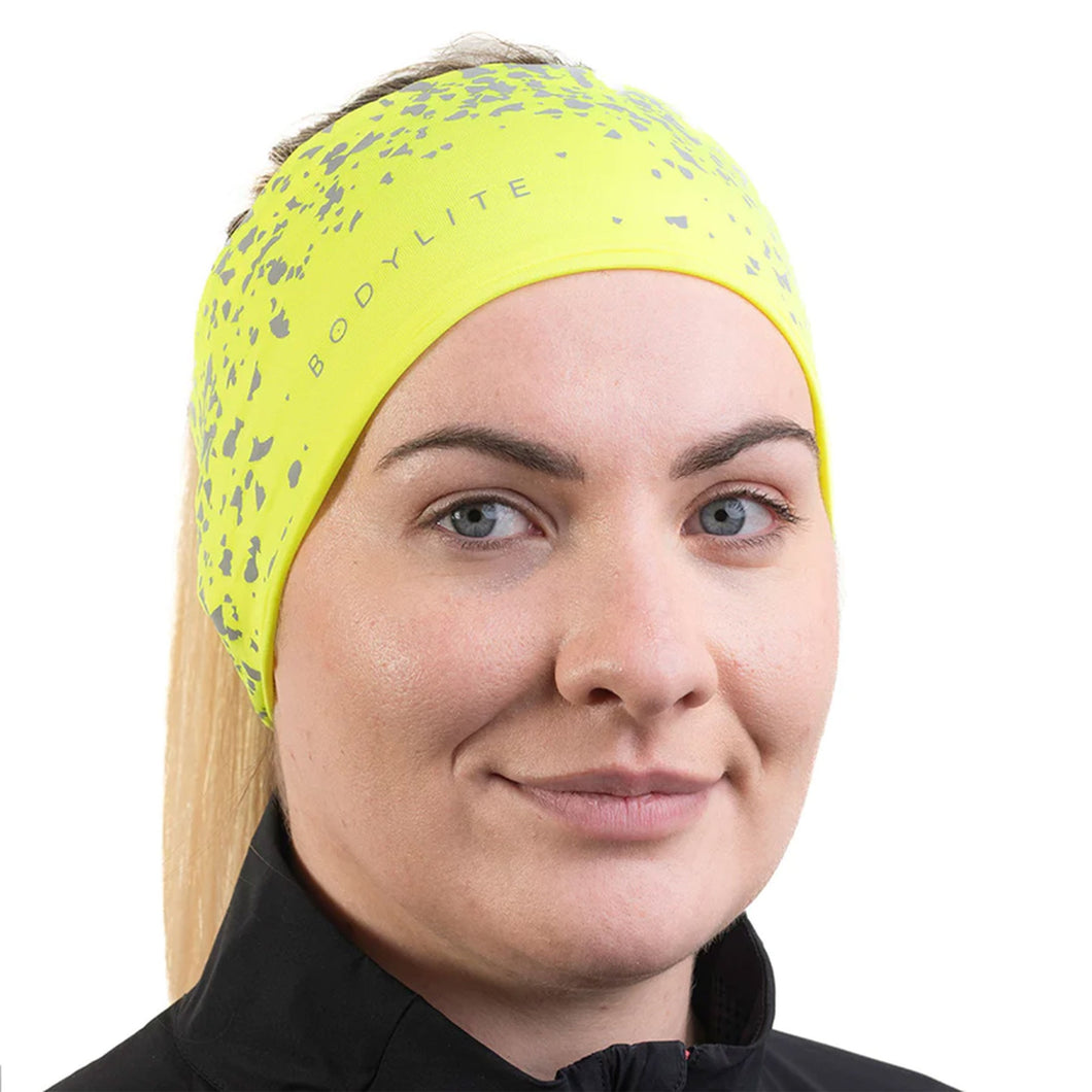 Bodylite Lightweight Reflective Headband - OSFA - Neon Yellow