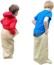 Load image into Gallery viewer, Yuzet Adults and Kids School Sports Day Jump Sack Race Racing Hessian Jute Bag
