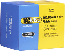 Load image into Gallery viewer, Tacwise 16G/55mm Finish Nails, 0299, 16G Finish Nails, Pack of 2500, Galvanised
