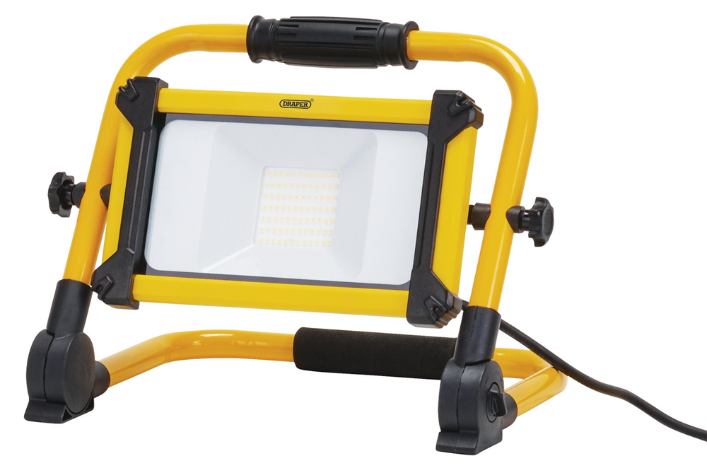 Draper 10W 1100LM FOLDING SITELIGHT 03177 SMD LED Folding Site Light, 10W, 1100 Lumen